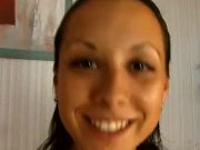 Elise stripps in her house 1/16