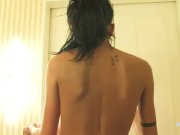 Micah & Haley have fun in a bath 1 2/16