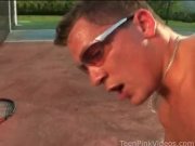 Stuffing both holes on the tennis court 6/16