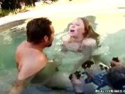 Underwater blowjob
