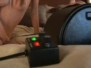 Humping on thick rubber dildo 6/16