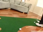 Golfergirl presents her butt 2/16