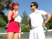 Penny can play tennis too 2/16