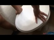 Fucking and sucking on the toilet 14/16