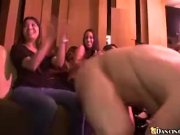 Stripper entertaining the girls