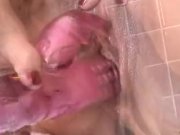 Bath of young lonesome blonde 10/16