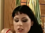 Huge load for cute raven 9/16