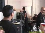 Hardrock groupie fucked in backroom 1/16