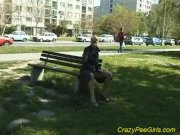 Having a pee in the park 12/16