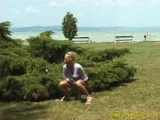 Public peeing at the shore 6/16