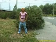 Poor chick has no toilet at home 14/16