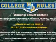 College Lesbians having party fun 1/16