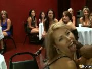 Babe takes cum to the face at party 10/16