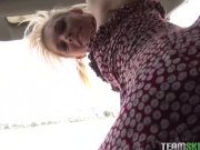 This horny babe shows interest in hard cock 7/16