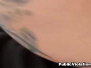 Hot Busty Chick Parking Lot Blowjob 14/16