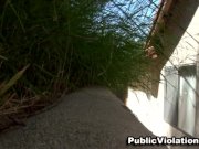 Latina gets fucked outdoor 11/16