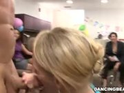 Male stripper cums on her slice of cake 13/16