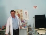 Busty babe Rita perverse gyno doctor exam 2/16