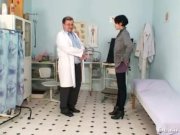 Busty babe Rita perverse gyno doctor exam 3/16