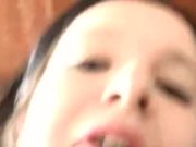 Goth teen tattoed lapdancer 1/16