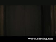 Beautiful brunette on the casting couch 2/16