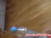 Two beautiful ladies in miniskirts on a couch 3/16