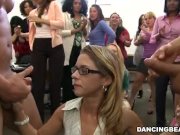 Hot birthday girl gets double messy facial 7/16