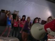 Lubed up college girls wrestling and eat pussy  3/16