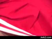 Cheerleader Adrianne laced panty upskirt 5/16