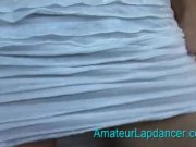 19 yo nervous brunette stripteases 2/16