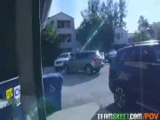 Hottie Krystal Banks gets cummed on her face  7/16