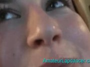 Naturally beautiful teen lapdance 10/16