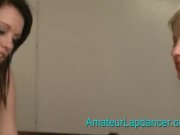 Horny czech lesbians in lapdance and blow job 14/16