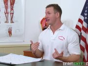 Blond schoolgirl gets a good lesson 2/16