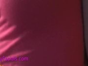 Teen Lucy in bondage is teased by horny guy 9/16