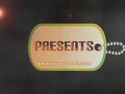 Small tits blonde babe Britney Braces solo 1/16