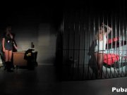 Hot big tits behind bars 1/16