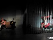 Hot big tits behind bars 16/16