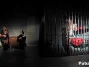 Hot big tits behind bars 2/16