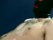 Latex babe sucks cock then rides it 13/16