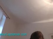 Big booty chick does wild lapdance 8/16