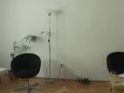 Horny housewife fists her pussy 1/16