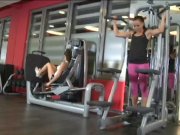 Jo and Sandra Shine playing in the jacuzzy 1/16