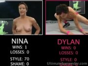 Nina vs Dylan taking down the pussy titan  1/16