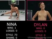 Nina vs Dylan taking down the pussy titan  3/16