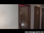 Sexy blonde scrotum and cock massage  6/16