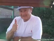 Mrs. Williams naughty outdoor threesome  14/16