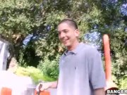 Busty Asian chick gets her ass pounded hard  5/16