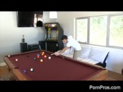 Hot little brunette plays balls 1/16