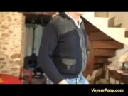 Erotic brunette sucking Pappy and his friend   1/16